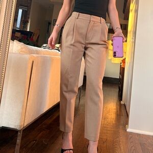 Babaton by Aritzia Pleated Trouser | Camel | Size 2